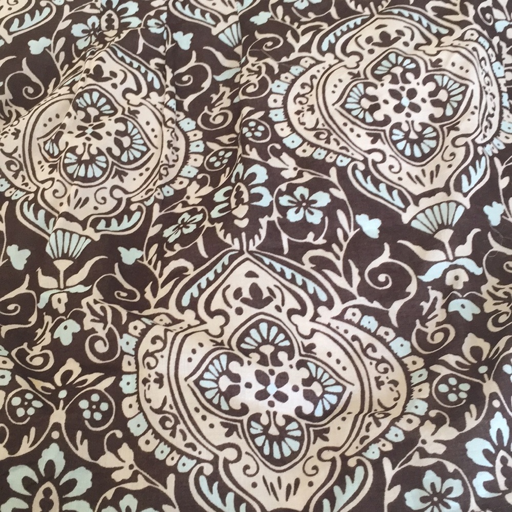 Ann Taylor brown cotton skirt - Picture 2 of 5